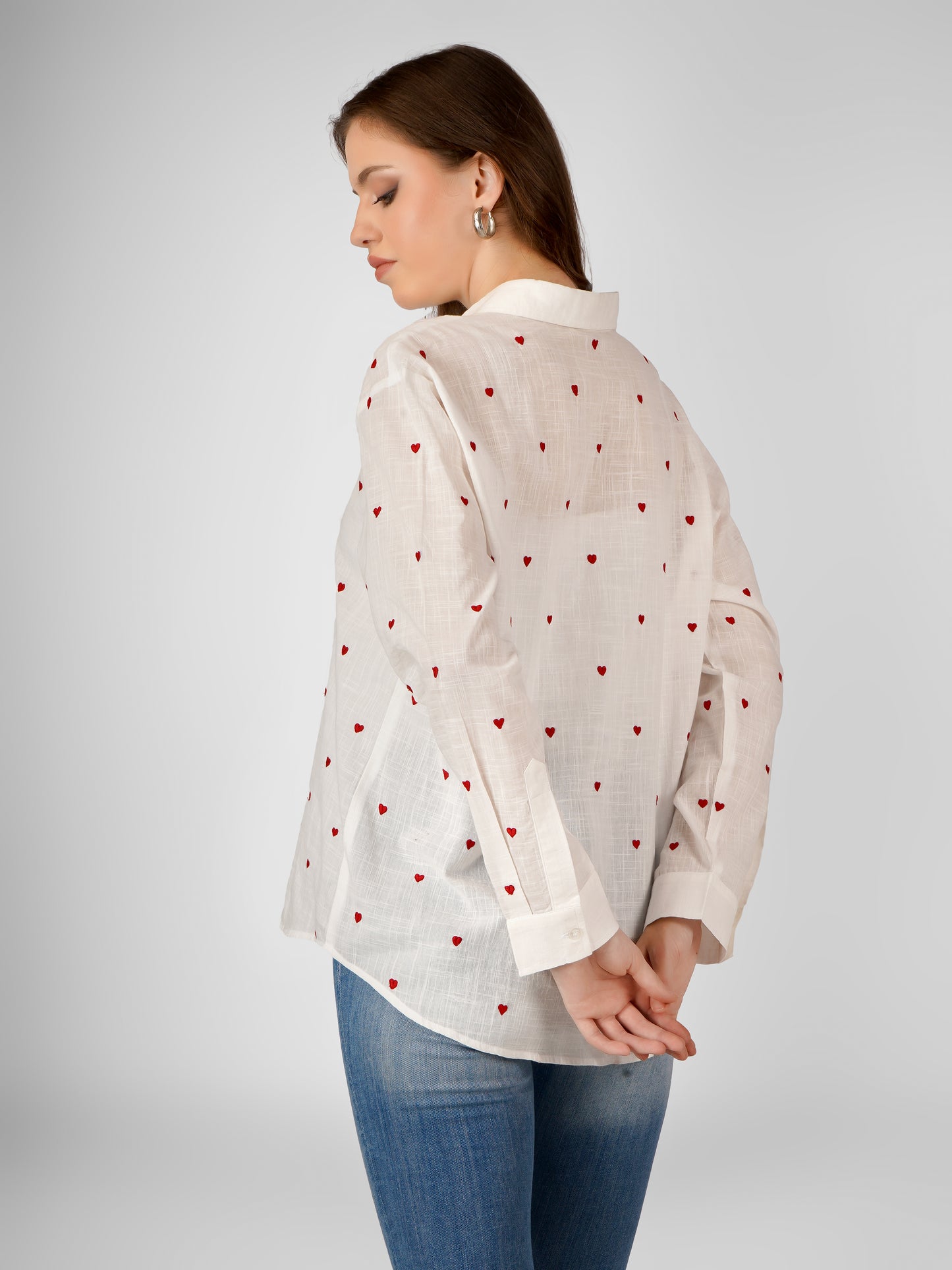 All heart cotton shirt