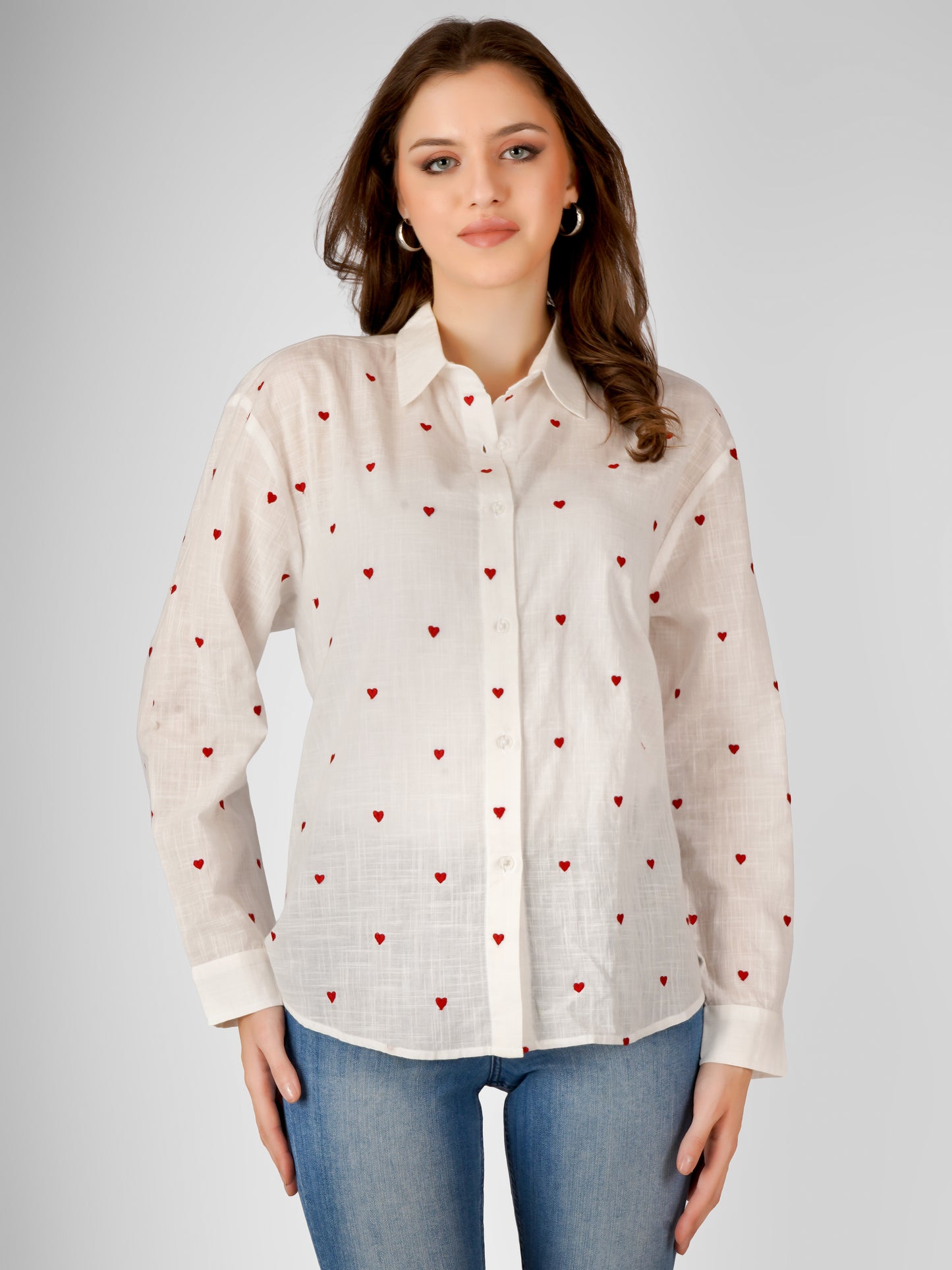 All heart cotton shirt