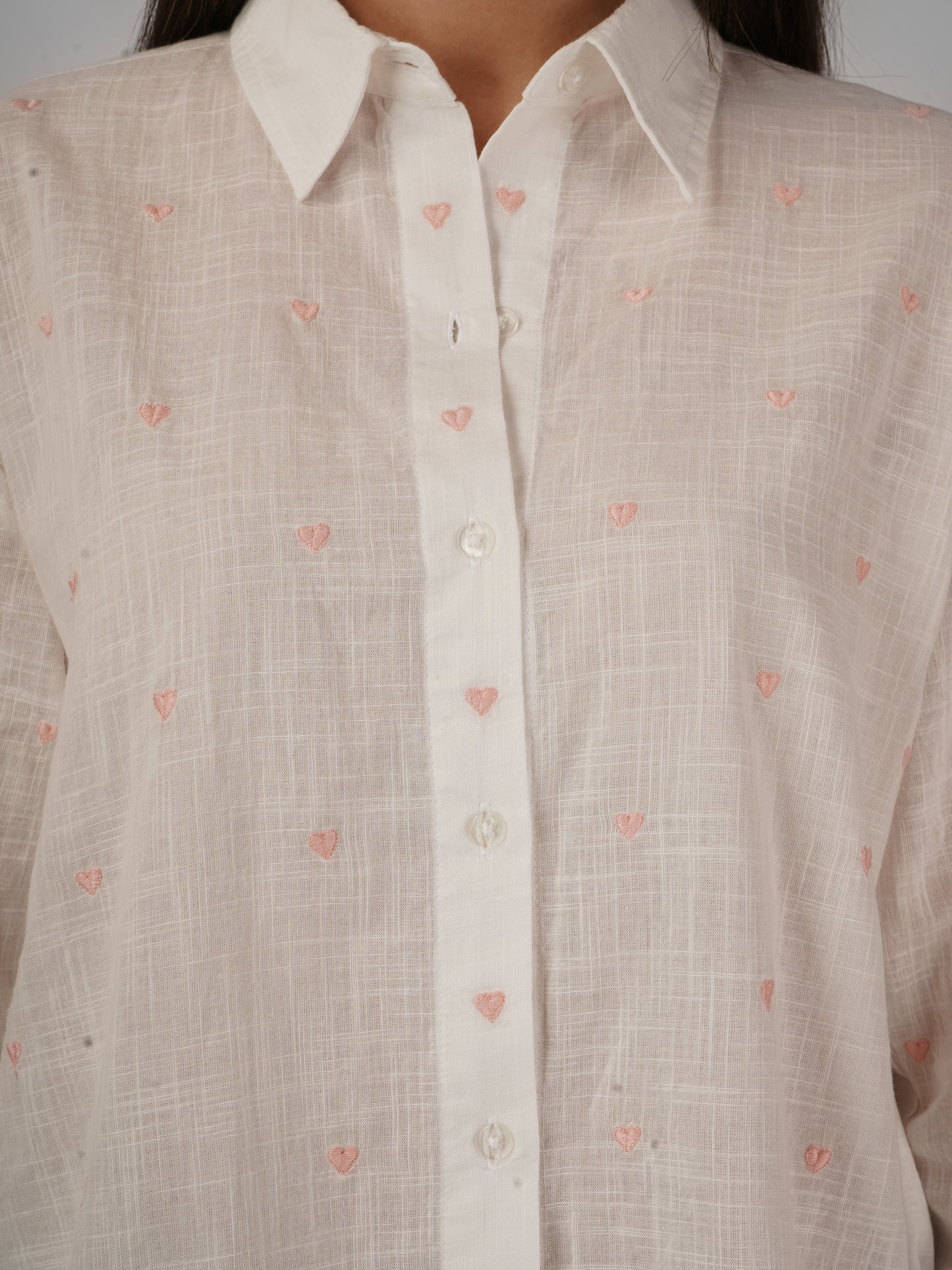 All heart cotton shirt